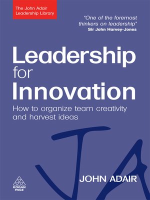 cover image of Leadership for Innovation